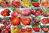 ***Mixed Seeds!!!*** This is A Mix!!! 30+ Giant Tomato Seeds, Mix of 22 Varieties, Heirloom Non-GMO, US Grown, Brandywine Black, Red, Yellow & Pink, Mr. Stripey, Old German, Black Krim, from USA photo / $2.89 ($40.99 / Ounce)