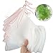 foto lulalula 20PCS Plant Grow bag, biodegradabili a maglia fine, borse piantina vasi di coltivazione piante della pianta da giardino frutta fiore Protect, colore bianco 15,2 x 25,4 cm