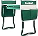 photo TomCare Upgraded Garden Kneeler Seat Widen Soft Kneeling Pad Garden Tools Stools Garden Bench with 2 Large Tool Pouches Outdoor Foldable Sturdy Gardening Tools for Gardeners, Green