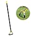 photo Bird Twig Stirrup Hoe Garden Tool - Scuffle Loop Hoe for Effective Preventing Weeds, 54 Inch Stainless Steel Adjustable Long Handle Weeding Hoe for Average & Tall Gardeners - Black