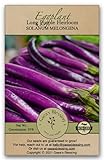 Gaea's Blessing Seeds - Eggplant Seeds - Long Purple Heirloom Non-GMO Seeds with Easy to Follow Planting Instructions - 91% Germination Rate Net Wt. 1.0g photo / $5.99