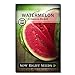 photo Sow Right Seeds - Crimson Sweet Watermelon Seed for Planting - Non-GMO Heirloom Packet with Instructions to Plant a Home Vegetable Garden - Great Gardening Gift (1)